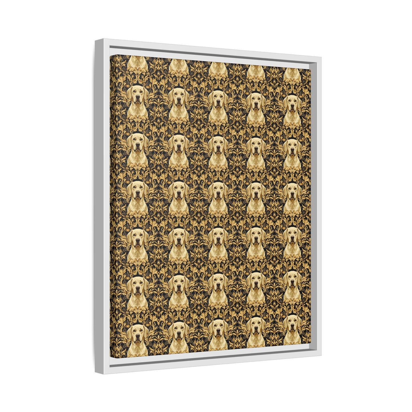 Royal Pawsitivity Labs Matte Canvas, Framed