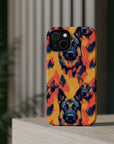 Impressionistic German Shepherds Magnetic Tough Cases