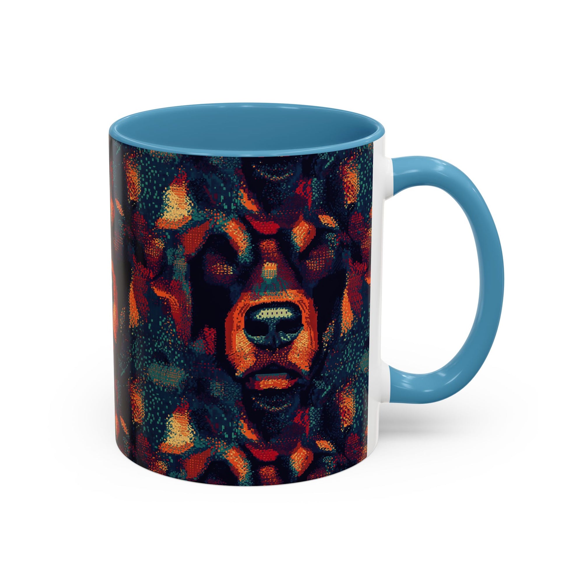 Rustic Rottie Charm Accent Coffee Mug