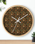 Labrador Lush Pooch Tapestry Wall Clock