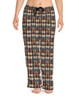 Pawsome Rottweiler Royalty Plaid Women's Pajama Pants