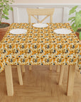 Golden Glitz 'n Glamour Woofwear Tablecloth