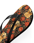 Golden Pawsatronic Tapestry Flip Flops