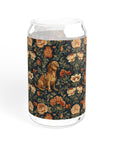 Dazzling Dachsund Blossoms & Foliage Sipper Glass