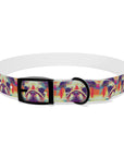 Glitchy Bulldog Blitz Dog Collar