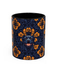 Royal Rottweiler Regalia Accent Coffee Mug