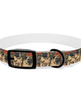 Blooming Pug Paradise Dog Collar