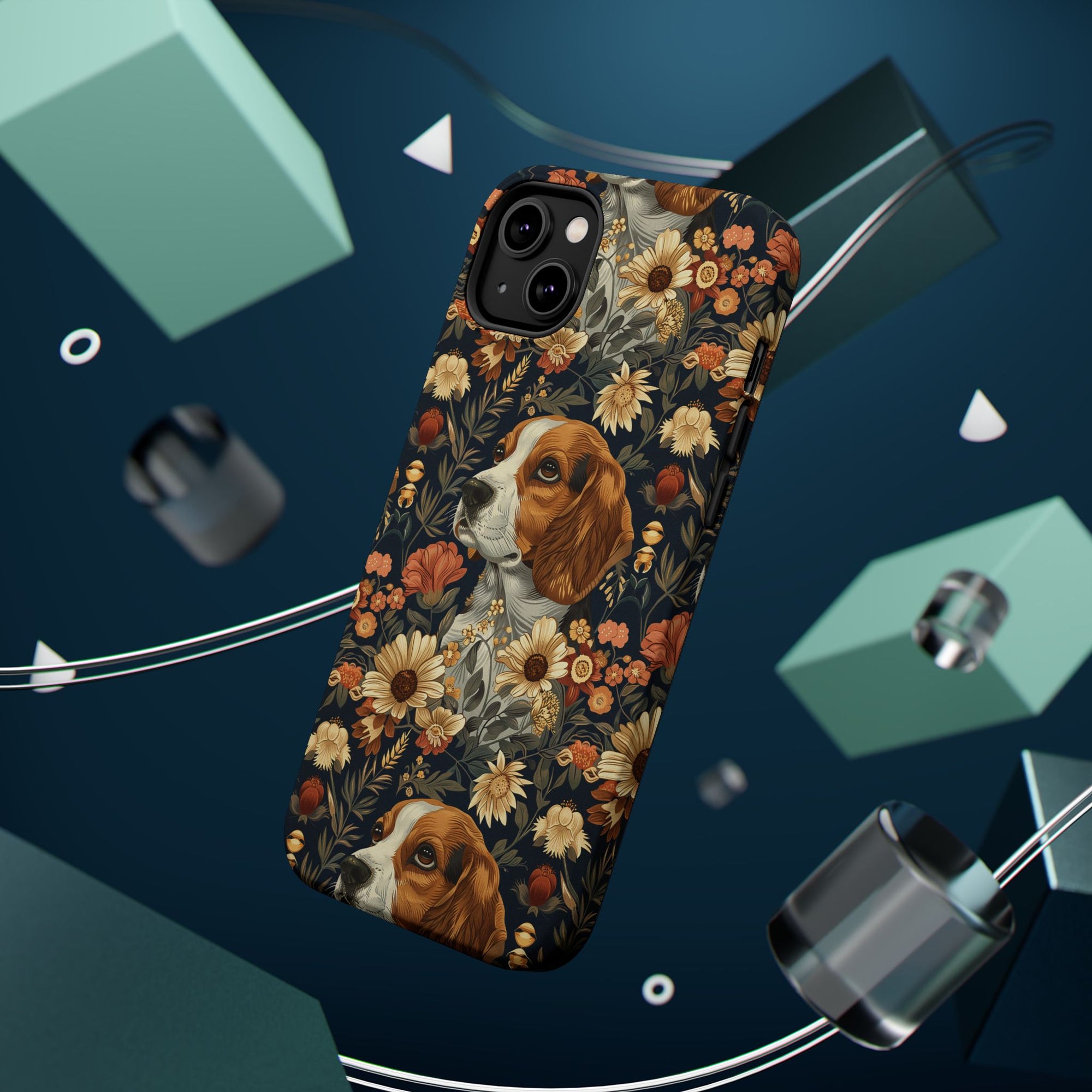 Beagle Blossoms Magnetic Tough Cases