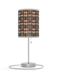 Pawsome Rottweiler Royalty Plaid Lamp on a Stand