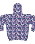 Funky Geometric Boxerista Unisex Zip Hoodie