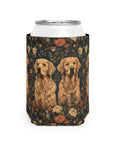 Fanciful Golden Paradise Blossom Can Cooler Sleeve