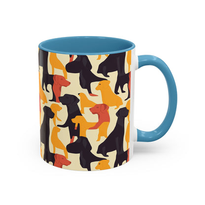 Modern Charm Labrador Chic Accent Coffee Mug