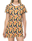 Modern Charm Labrador Chic T-Shirt Dress