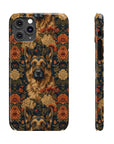 WhimsiWooly Shepherd Spritz Slim Phone Cases