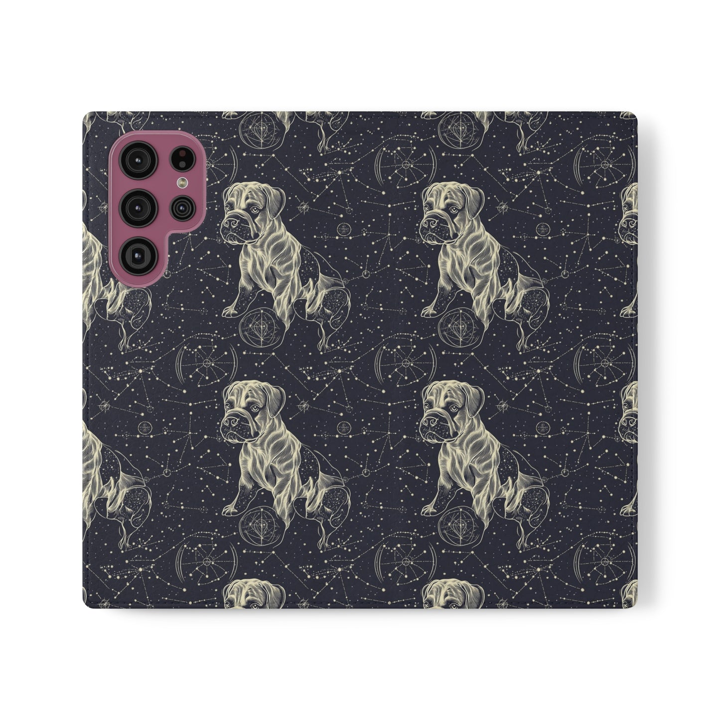 Celestial Boxer Bliss Flip Cases