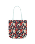 Bulldoggy Bliss Chomper Canvas Tote Bag