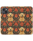 Golden Pawsatronic Tapestry Flip Cases