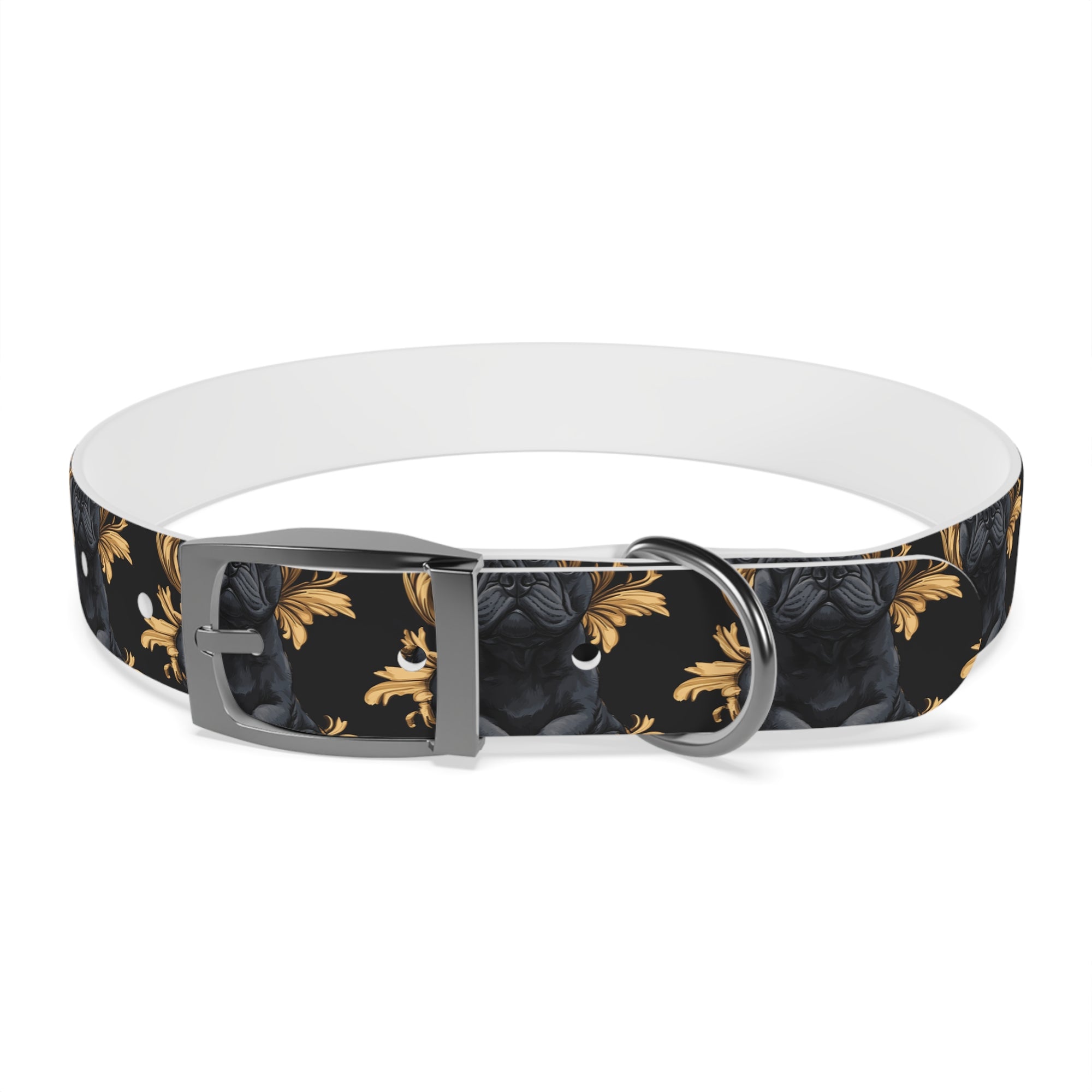 Regal Frenchie Noir Elegance Dog Collar