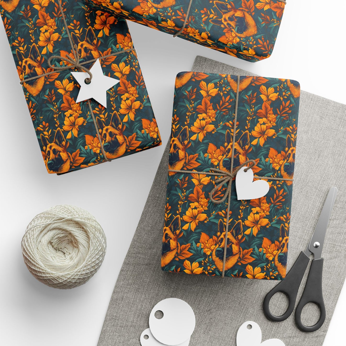 Safari Shepherd Strut Wrapping Paper