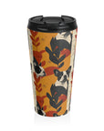 Chic Frenchie Charm Stainless Steel Travel Mug