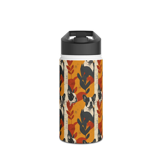 Chic Frenchie Charm Stainless Steel Water Bottle