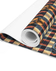 Pawsome Rottweiler Royalty Plaid Foam Yoga Mat