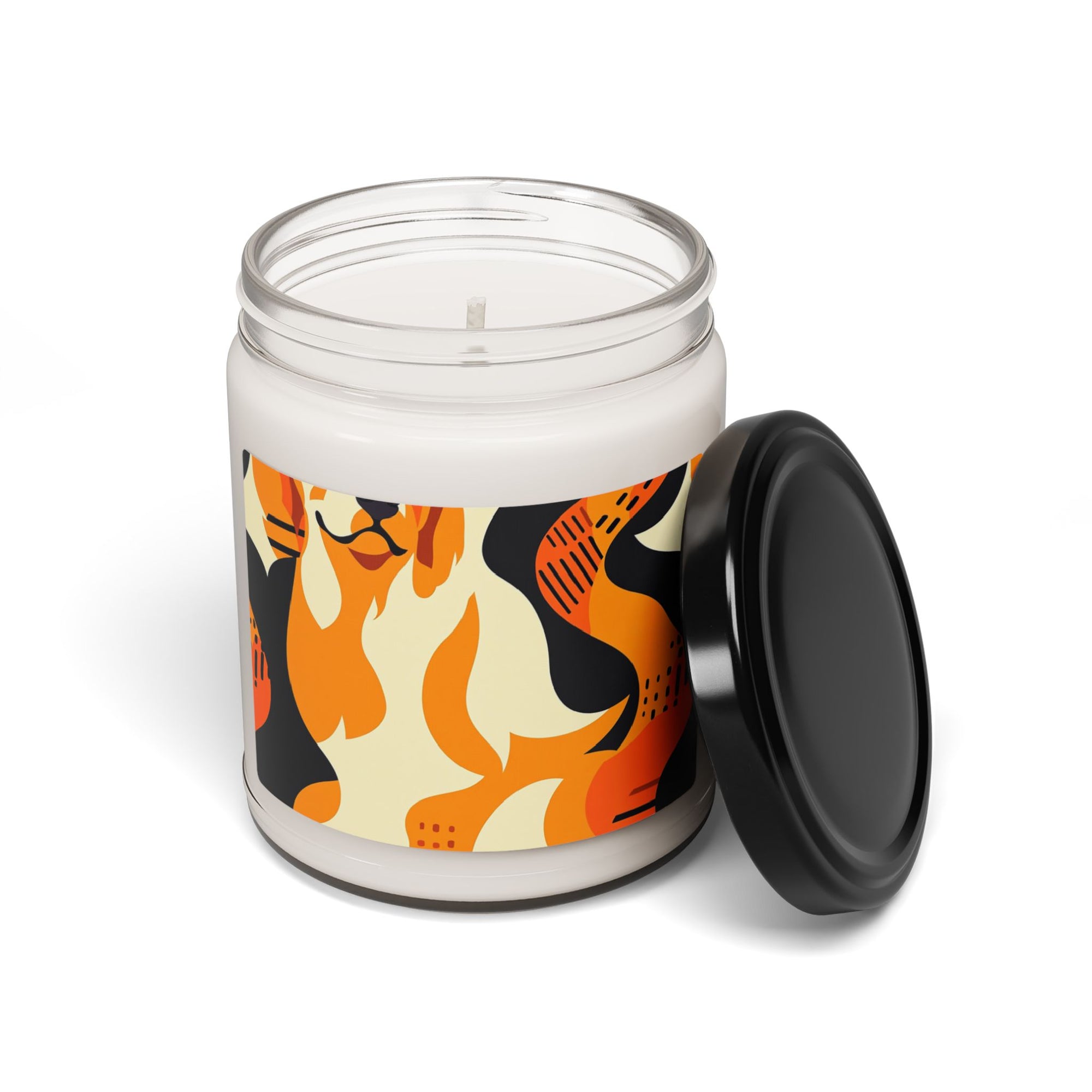 Golden Woof Abstract Glamour Scented Soy Candle