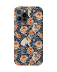 Blooming Bulldog Beauty Slim Phone Cases