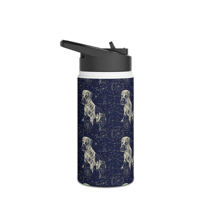 Celestial Boxer Bliss Stainless Steel Water Bottle