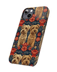 Yorkie Charm Twins Slim Phone Cases