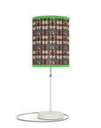 Pawsome Rottweiler Royalty Plaid Lamp on a Stand