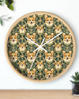 Corgi Charmz Wall Clock