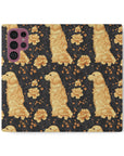 Golden Paws Floral Frenchie Flip Cases