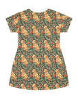 Blooming Goldie Glam T-Shirt Dress