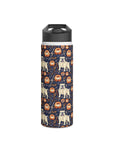 Bulldog Blossom Bonanza Stainless Steel Water Bottle