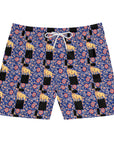 Bloomtastic Lab Petal Parade Men's Mid-Length Swim Shorts