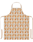 Golden Glamour Paws - Luxe Licks for Regal Retrievers Apron