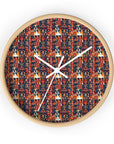 Boxer Blossom Tapestry Delight Wall Clock