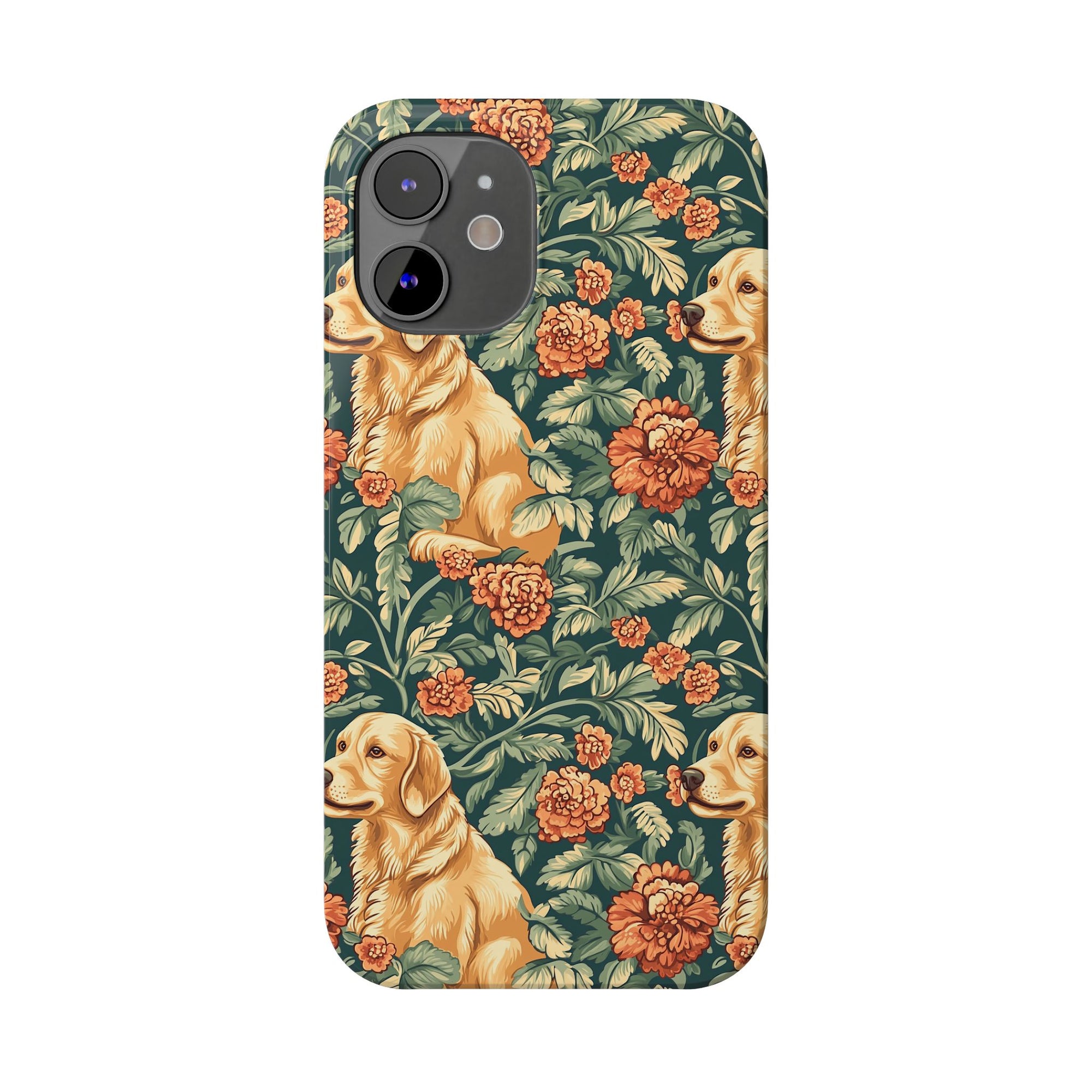 Blooming Goldie Glam Slim Phone Cases