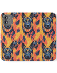 Impressionistic German Shepherds Flip Cases