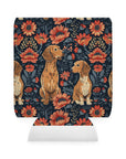 Floral Pawsome Dachsund Delight Can Cooler Sleeve