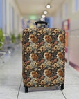 Beagle Blossoms Luggage Cover