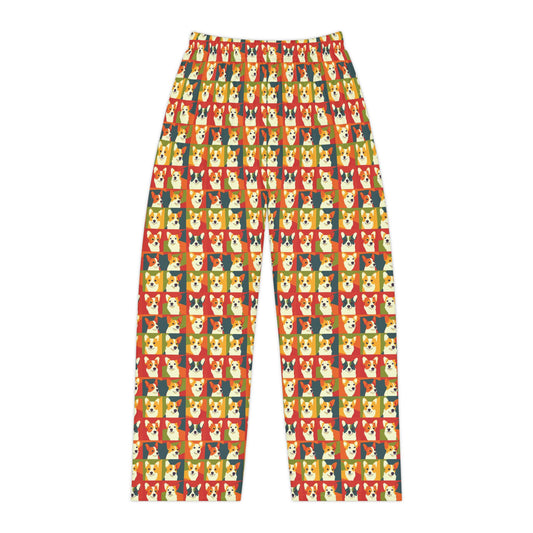 Corgi Chic Popart Pup Women's Pajama Pants