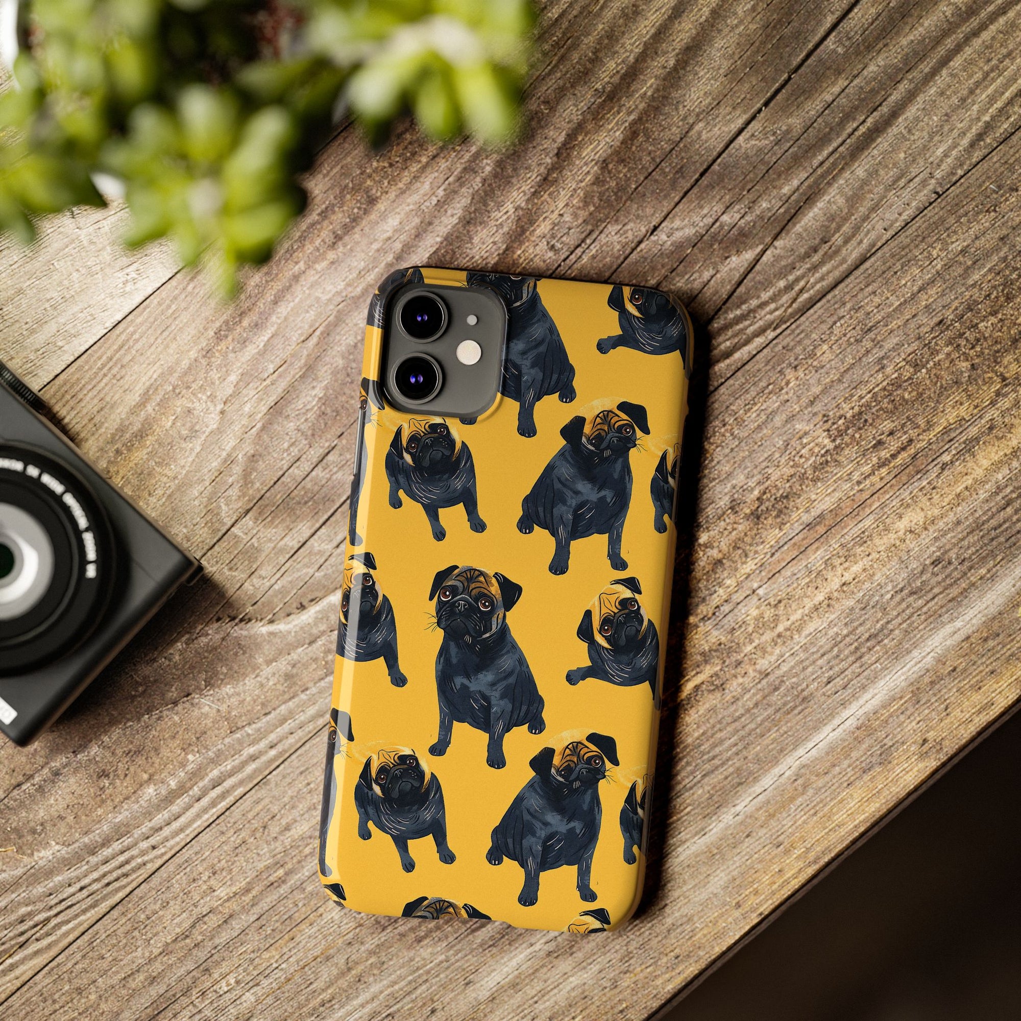 Puglet Posh Paradise Slim Phone Cases