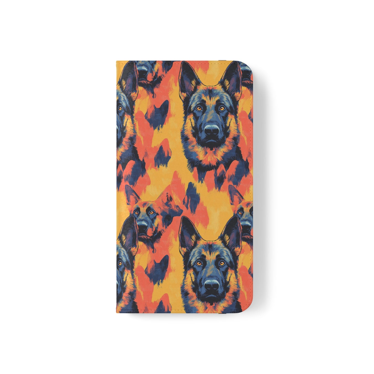 Impressionistic German Shepherds Flip Cases