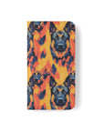 Impressionistic German Shepherds Flip Cases