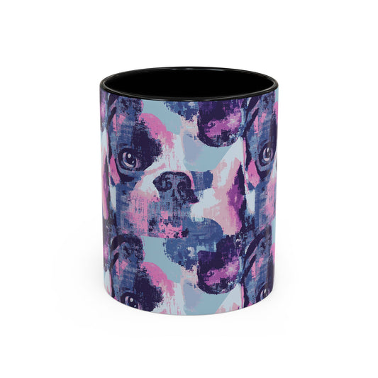 Funky Geometric Boxerista Accent Coffee Mug