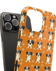 Boxer Blissful Chic Canine Slim Phone Cases