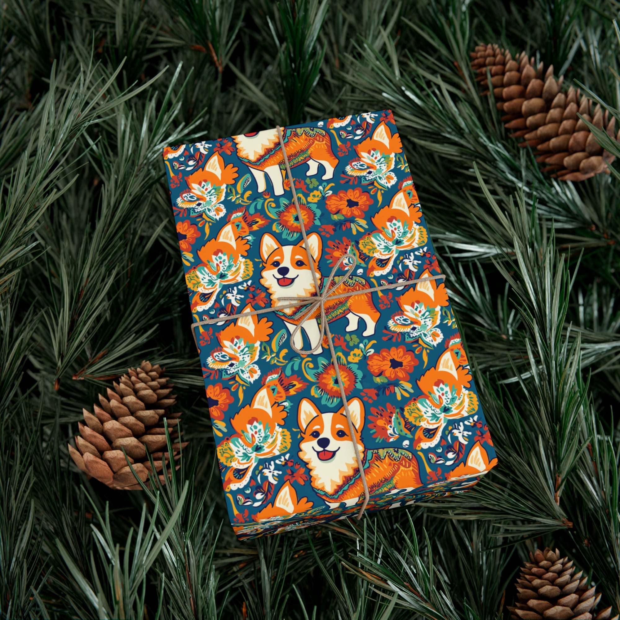 Corgi Carnival Couture Gift Wrap Papers