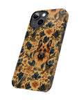 Autumnal German Shepherd Glamour Slim Phone Cases